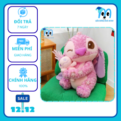 [ Sẵn Hàng ] Gấu bông Stitch hồng đáng yêu quà tặng dễ thương cho mọi lứa tuổi